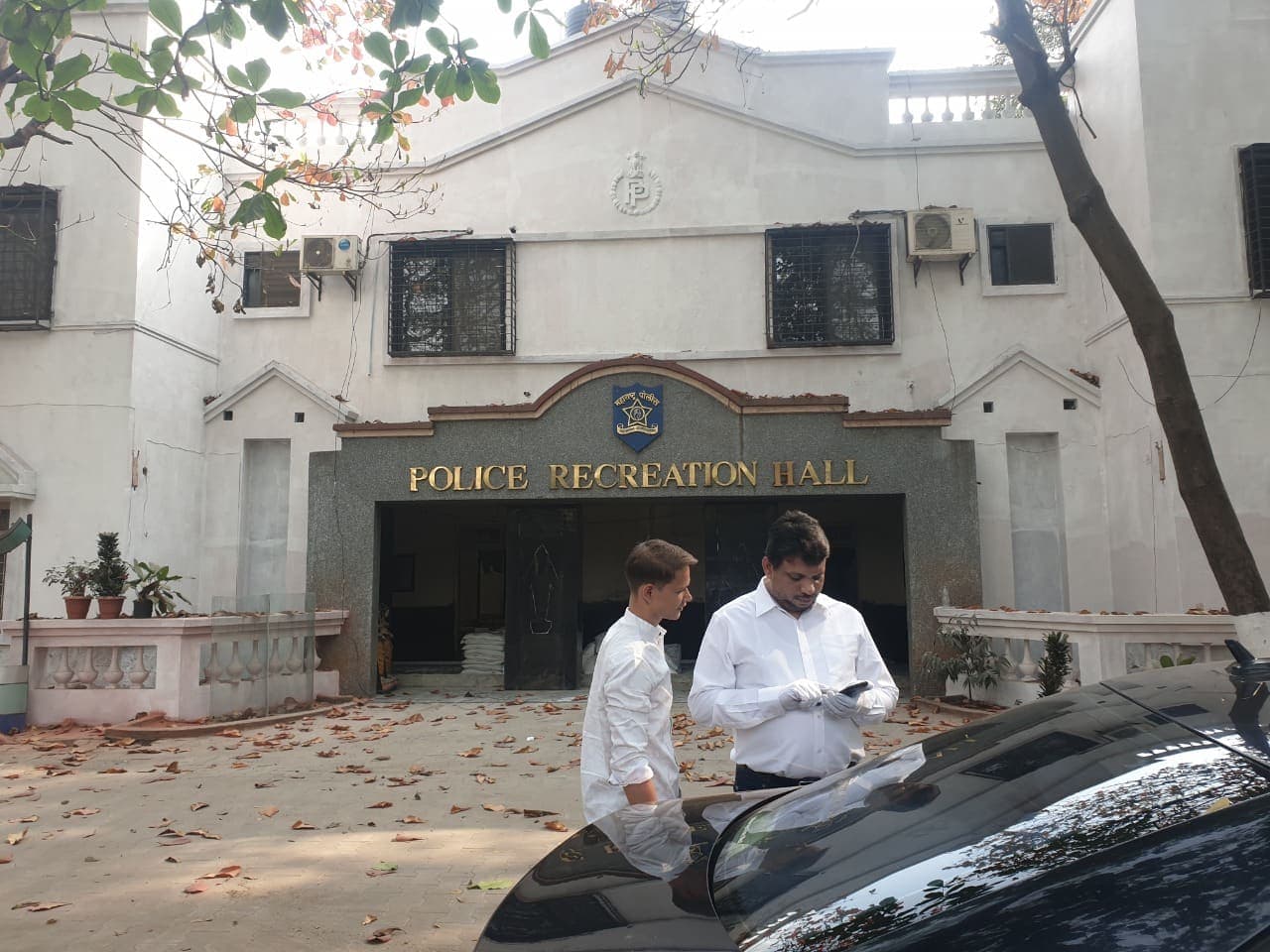 Front of the Police Recreation Hall in Shivajinagar